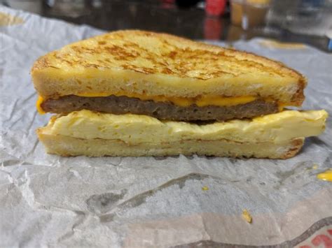 Jazzmans Sand Brkf French Toast Sausage Egg & Cheese - calories, carbs, nutrition