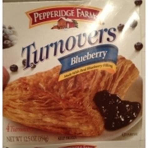 Jazzmans Turnover Blueberry - calories, carbs, nutrition