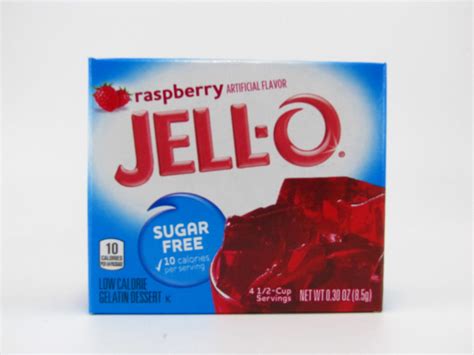 Jello, Raspberry (Bostwick) - calories, carbs, nutrition