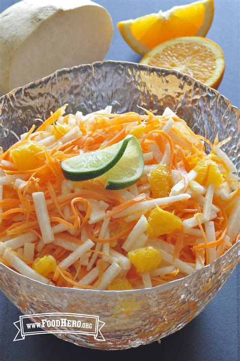 Jicam -Orange Salad - calories, carbs, nutrition