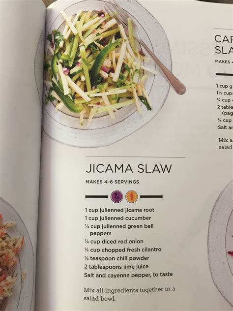 Jicama Pepper Slaw - calories, carbs, nutrition