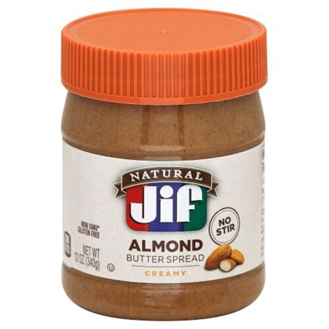 Jif Creamy Almond Butter - calories, carbs, nutrition