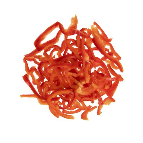 Julienne Red Peppers - calories, carbs, nutrition