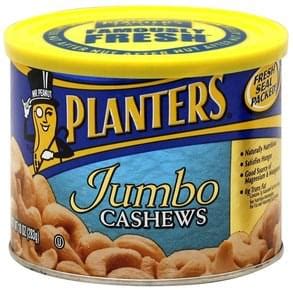 Jumbo Cashews - calories, carbs, nutrition