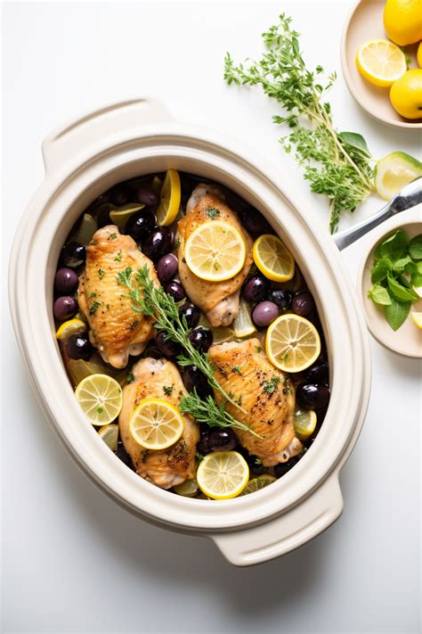 Kalamata Olive and Wine Braised Chicken - calories, carbs, nutrition