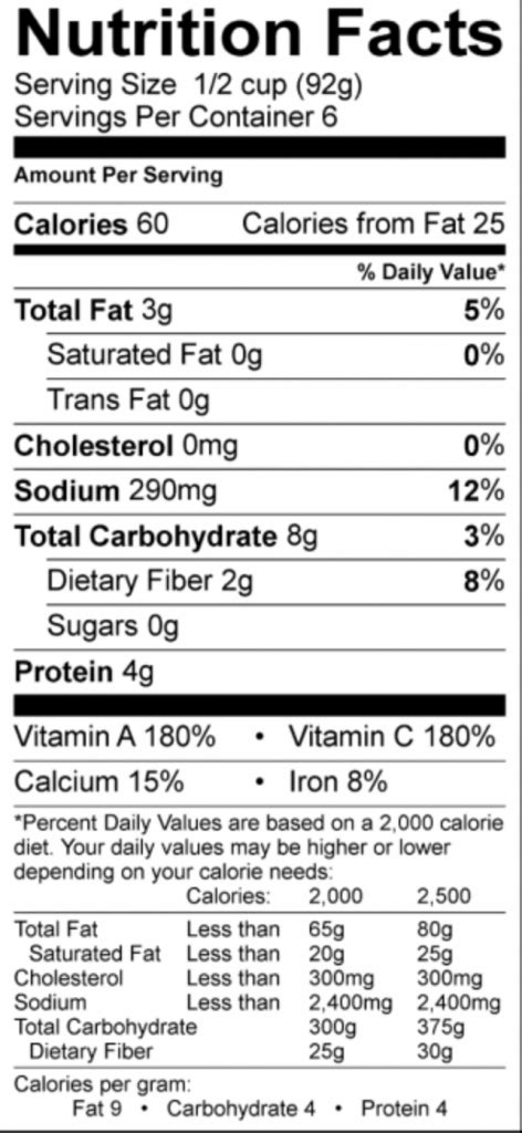 Kale Chips - calories, carbs, nutrition