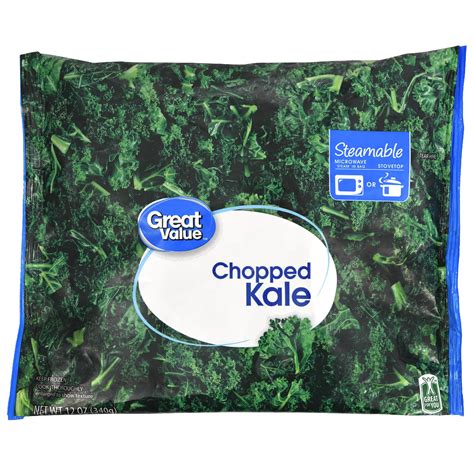 Kale Frozen Steamed 2 oz - calories, carbs, nutrition