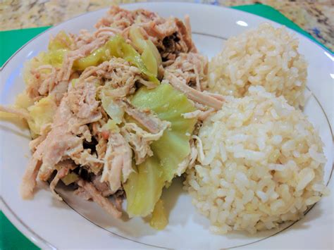 Kalua Pig & Cabbage with Rice - calories, carbs, nutrition