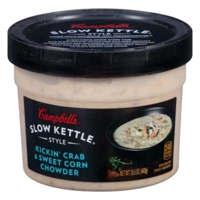 Kickin Crab & Sweet Corn Chowder 12 oz - calories, carbs, nutrition