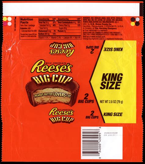 King Size - calories, carbs, nutrition