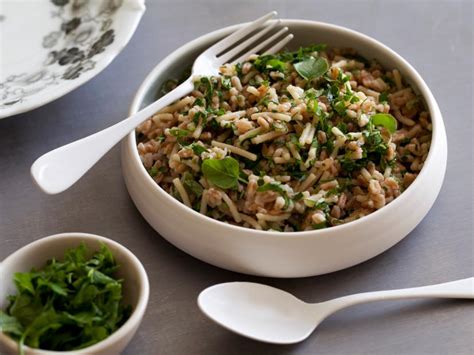 Korean BBQ Broccolini over Farro Pilaf - calories, carbs, nutrition