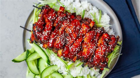 Korean BBQ Chicken Skewers - calories, carbs, nutrition