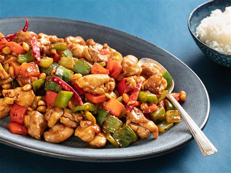 Kung Pao Chicken with Peanut Sauce - calories, carbs, nutrition