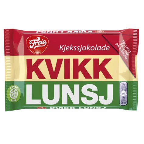 Kvikk Lunsj - calories, carbs, nutrition