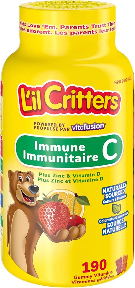 L'il Critters Immune C - calories, carbs, nutrition