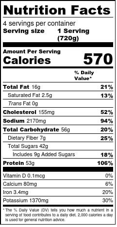 Lacquered Grilled Chicken Salad - calories, carbs, nutrition