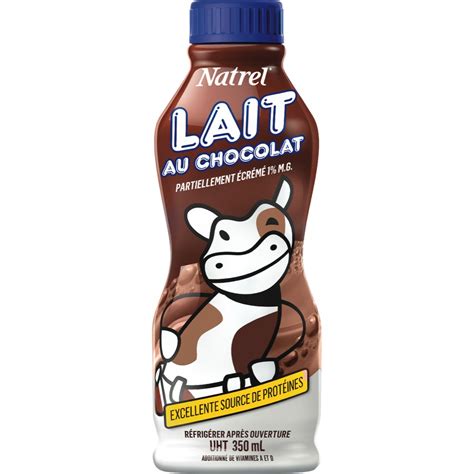 Lait Chocolat 1% - calories, carbs, nutrition