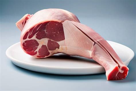 Lamb, domestic, leg, shank half, separable lean only, trimmed to 1/4" fat, choice, raw - calories, carbs, nutrition