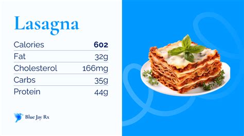 Lasagna - calories, carbs, nutrition