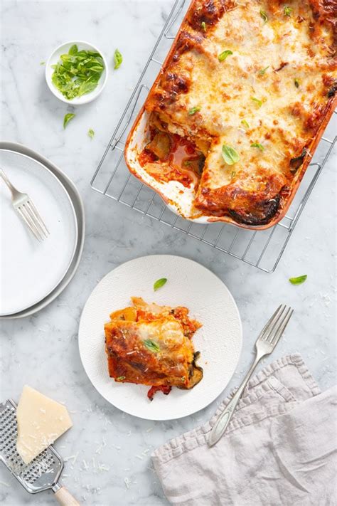 Lasagna Roasted Vegetables Marinara SLC=3x4 - calories, carbs, nutrition