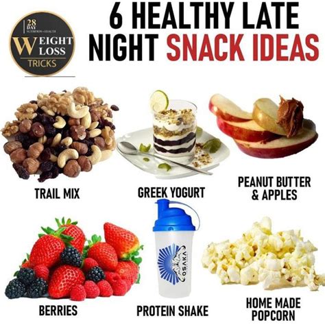 Late Night Snack - calories, carbs, nutrition