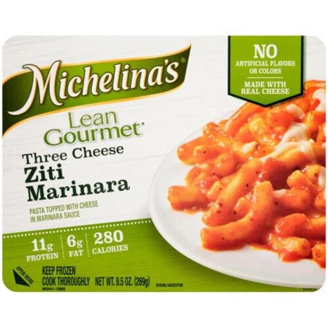 Lean Gourmet - Three Cheese Zita Marinara - calories, carbs, nutrition
