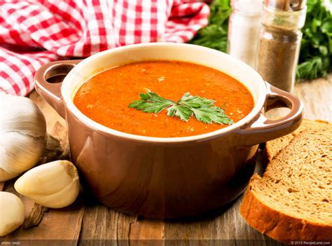 Leek and Tomato Soup - calories, carbs, nutrition