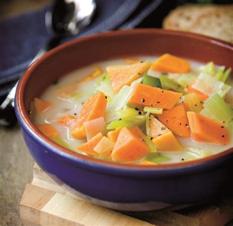Leek & Sweet Potato Soup - calories, carbs, nutrition