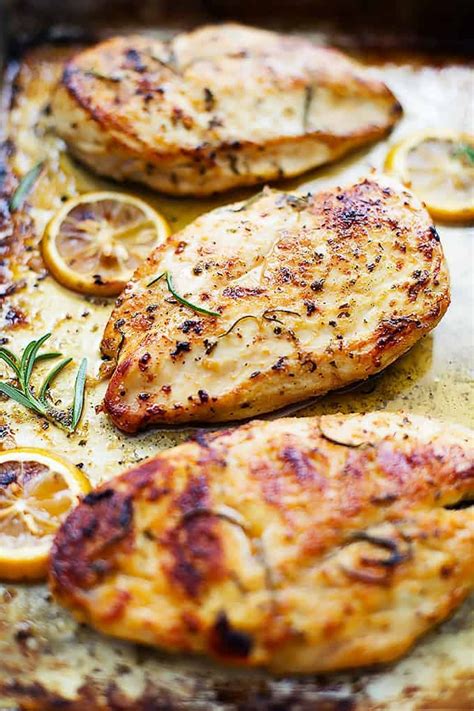 Lemon Baked Chicken Breast - calories, carbs, nutrition