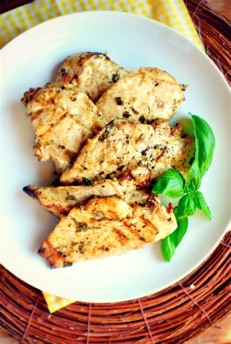 Lemon Basil Grilled Chicken Breast - calories, carbs, nutrition