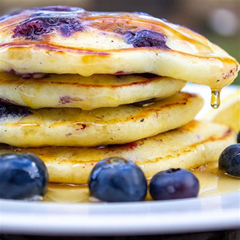 Lemon & Blueberry Pancake - calories, carbs, nutrition