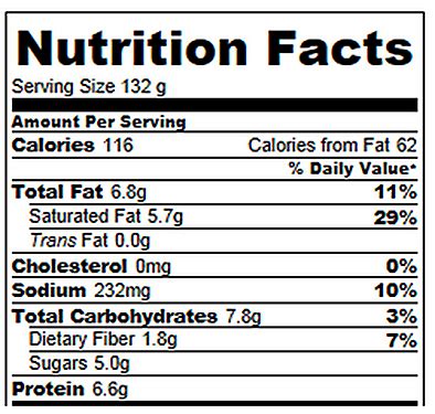 Lemon cheesecake - calories, carbs, nutrition