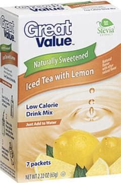 Lemon Drink Mix - calories, carbs, nutrition