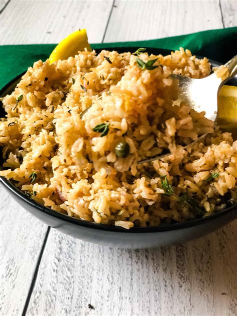 Lemon Herbed Brown Rice - calories, carbs, nutrition