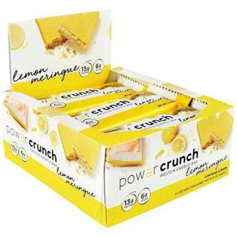 Lemon Meringue Crunch Bar - calories, carbs, nutrition