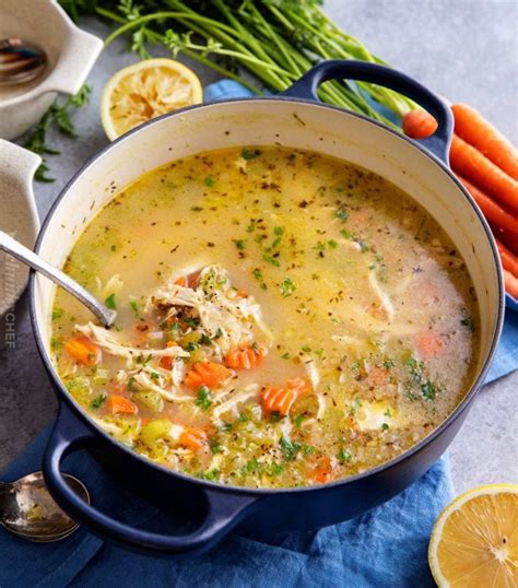 Lemon Orzo Chicken Soup (75665.0) - calories, carbs, nutrition