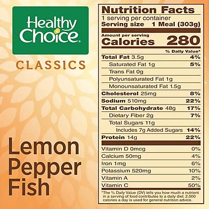 Lemon Pepper Fish - calories, carbs, nutrition
