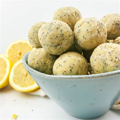 Lemon Poppy Seed Power Bites - calories, carbs, nutrition