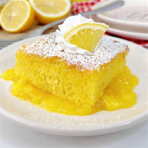 Lemon Pudding Cake with Lemon Sauce - calories, carbs, nutrition