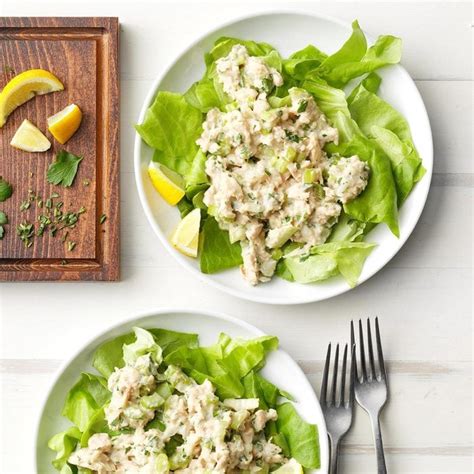 Lemon Tarragon Tuna Salad - calories, carbs, nutrition