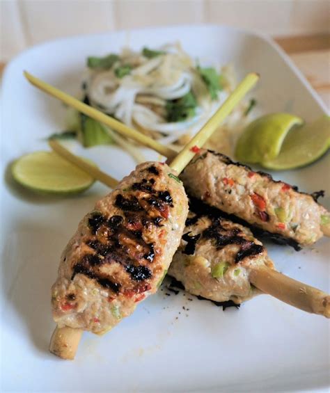 Lemongrass Pork Skewers - calories, carbs, nutrition