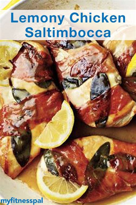 Lemony Chicken Saltimbocca - calories, carbs, nutrition