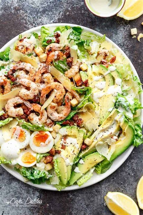 Lemony Grilled Shrimp Salad - calories, carbs, nutrition