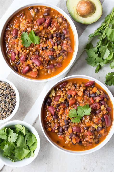 Lentil Chili - calories, carbs, nutrition