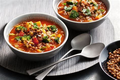 Lentil & Pancetta Soup - calories, carbs, nutrition