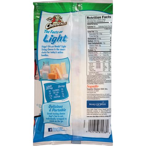 Light String Cheese - calories, carbs, nutrition