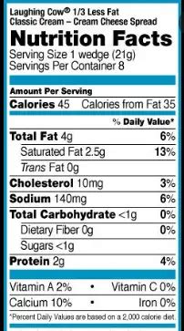 Light Swiss Cheese - calories, carbs, nutrition