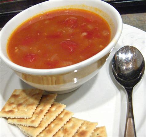 Lima Bean & Tomato Soup - calories, carbs, nutrition