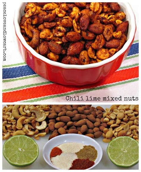 Lime and Chile Mixed Nuts - calories, carbs, nutrition