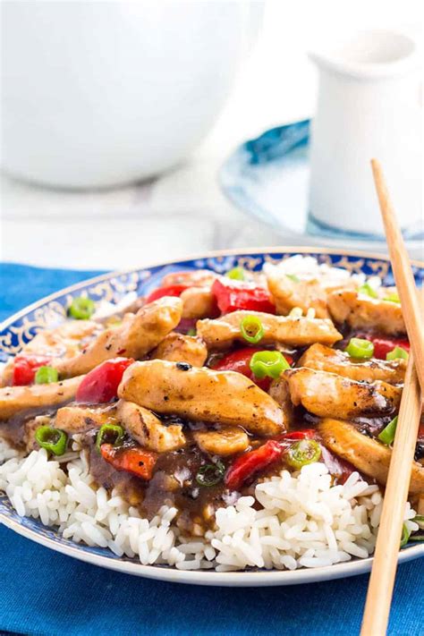 Lime Chicken with Black Bean Sauce - calories, carbs, nutrition